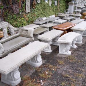 Benches and Tables and Pedestals