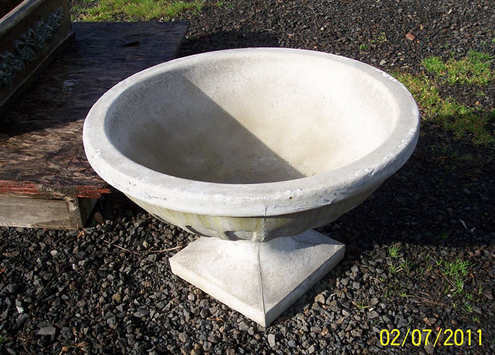 Concrete Pottery and Planters in Portland, Oregon